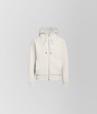 SWEATER IN WOOL AND MOHAIR FUR