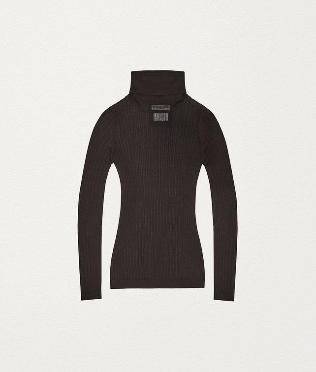 BOTTEGA VENETA SWEATER IN COTTON AND NYLON Knitwear Woman fp