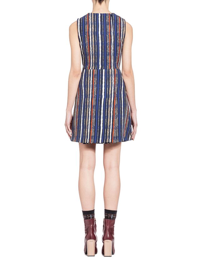 Sleeveless Dress Marni Dress in double velvet Shades print Woman