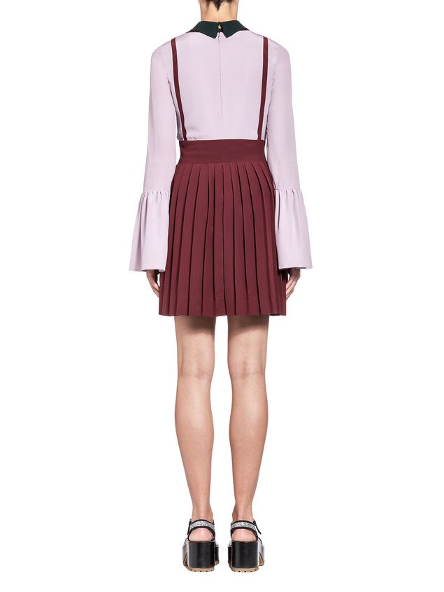 Long Sleeve Tunic Marni V-neck tunic in viscose sablé Woman