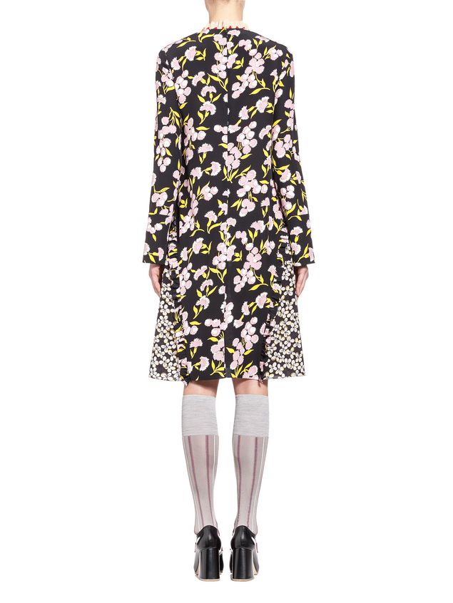 Dress In Silk Crepe Sistowbell Fl Print From The Marni Marni Dress In Silk Crepe Sistowbell Fl Print Woman