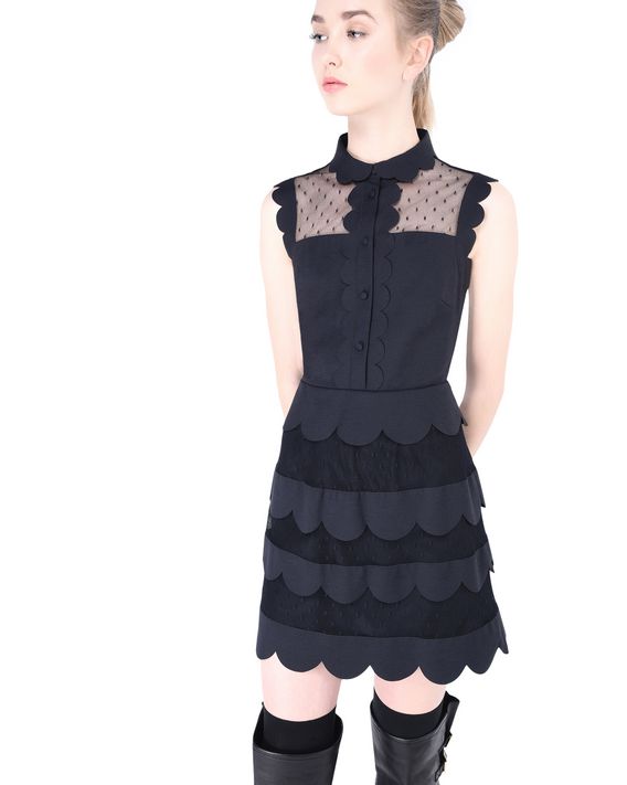 REDValentino Scallop And Tulle Detailed Dress - Dress for Women ...