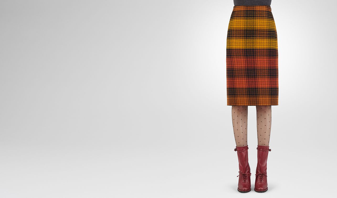 multicolour wool skirt landing