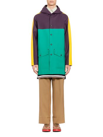 Marni Stutterheim for Marni raincoat in rubberized cotton Man