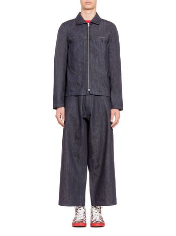 Marni Jacket in denim with maxi pockets Man