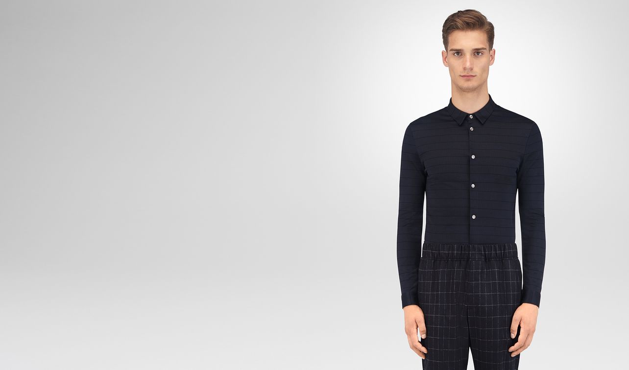 dark navy cotton shirt landing