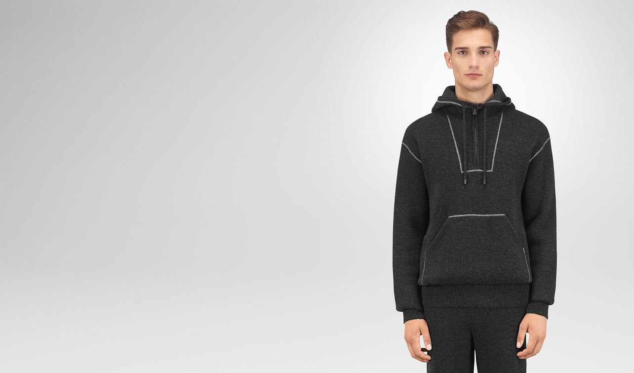 dark grey wool cashmere pullover landing