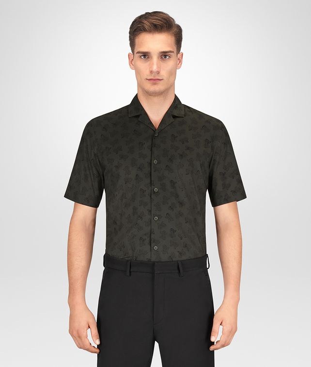 BOTTEGA VENETA MOSS COTTON SHIRT Shirt Man fp