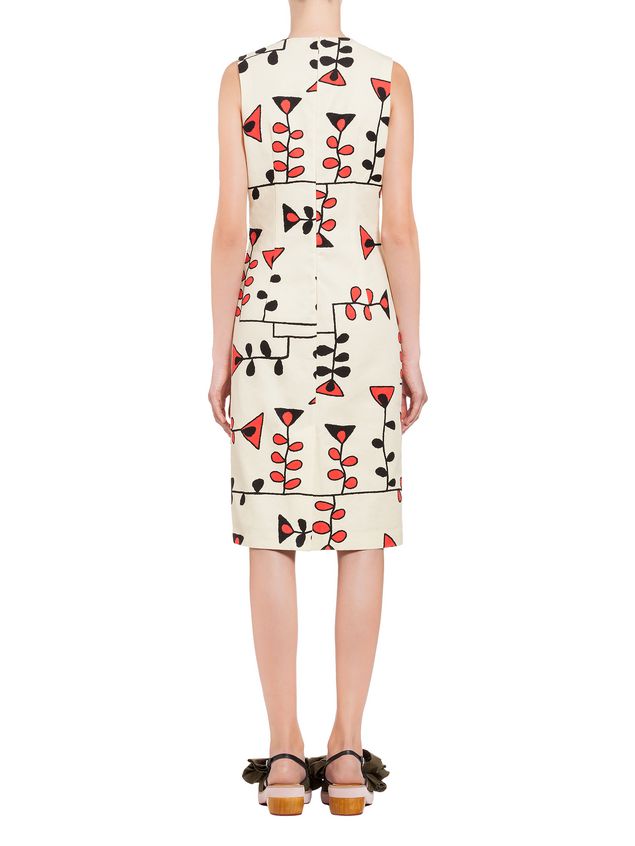 Canvas Dress Paint Print ‎ from the Marni ‎Fall Winter 2018 ...