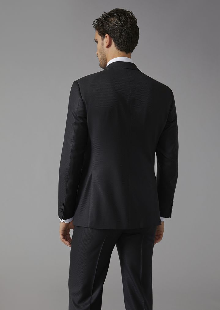 スーツ ウール＆シルク製 Softシリーズ | メンズ | Giorgio Armani