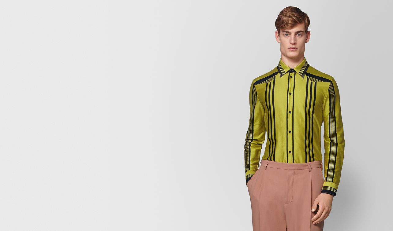 dark chamomile nero cotton shirt landing