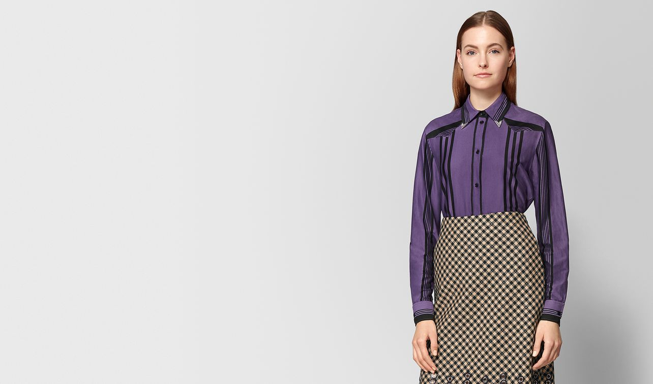 polo in cotone dark lilac nero landing