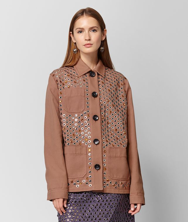 BOTTEGA VENETA DAHLIA COTTON JACKET Outerwear and Jacket Woman fp