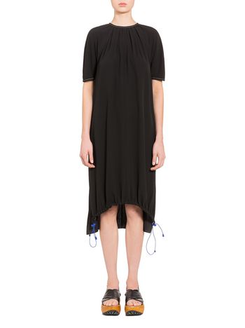 Marni Crepe-back satin dress with darts  Woman