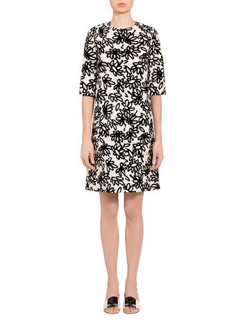 Marni Mikado dress with Frank Navin Petals print Woman