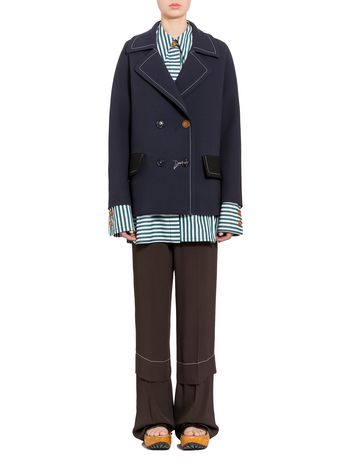Marni Double-breasted crepe jacket  Woman