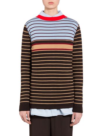 Marni Virgin wool striped sweater  Woman