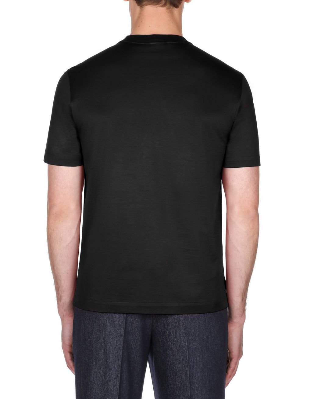 brioni 黑色徽标 t 恤 t 恤及polo 衫 [*** pickupinstoreshippingnot