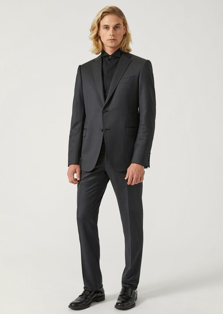 Vergine OOqwYCr Uomo Monopetto In Giacca Lana Fit Con Pura Abito Modern 6qp0Yvz
