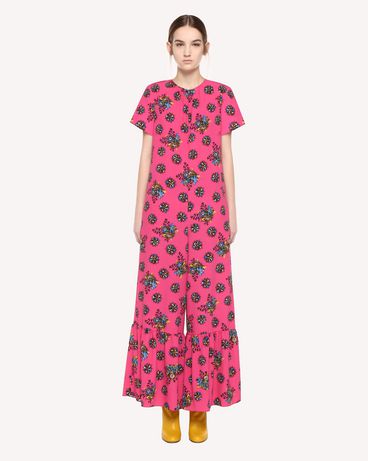 REDValentino マロカン ジャンプスーツ ブリリアントフラワー プリント