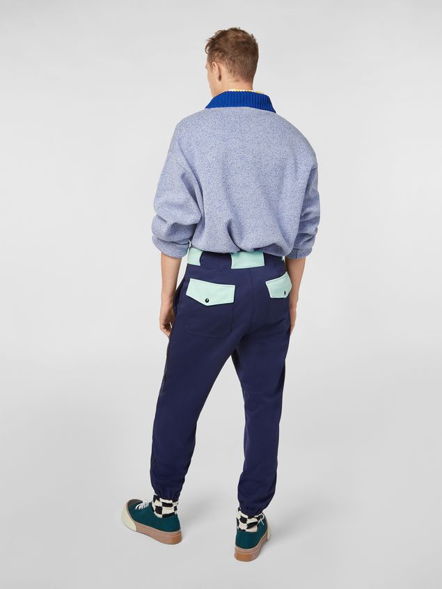 Jacket Marni Jacket in techno cotton with patch Man