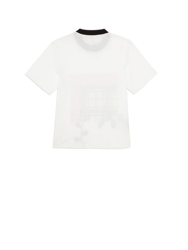 Short Sleeve T-Shirt Marni Cotton T-shirt with print on the front Woman