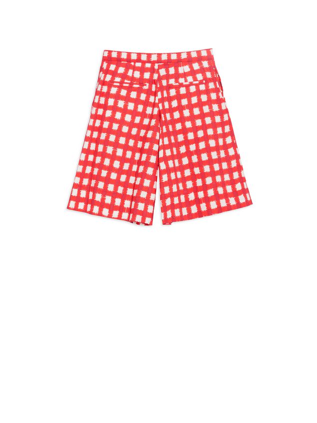 Shorts Marni Short pants in allover Ingrid printed cotton popeline Woman