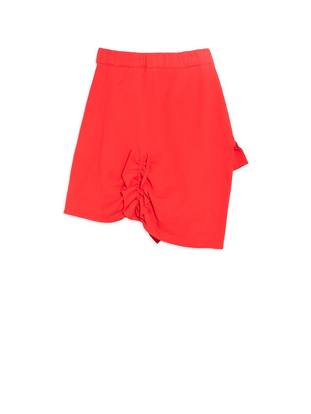 Skirt Marni Cotton skirt with ruches Woman