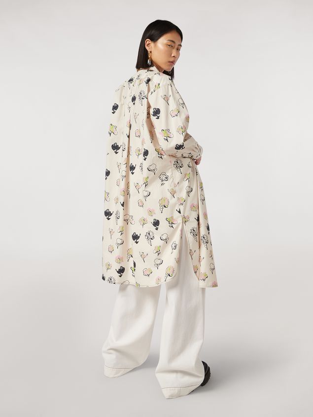 Medium Sleeve Dress Marni Poplin dress Booming print Woman