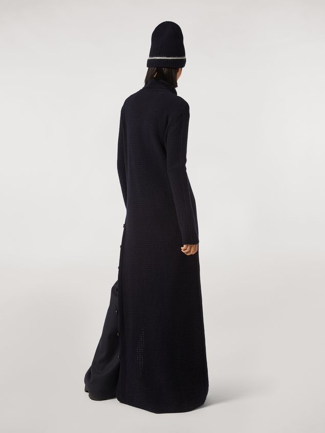 Medium Sleeve Dress Marni Virgin wool dress with side buttons Woman