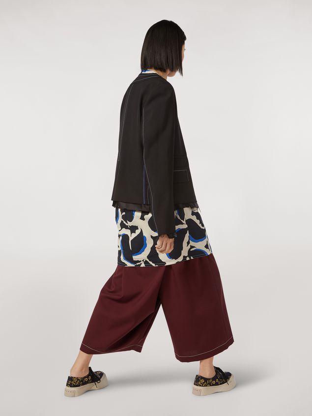 Jacket Marni Tropical wool jacket with asymmetrical pockets Woman