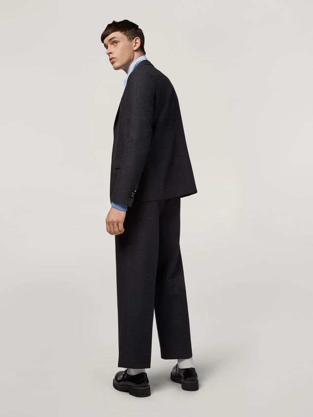 Jacket Marni 2-button jacket in tropical wool Man