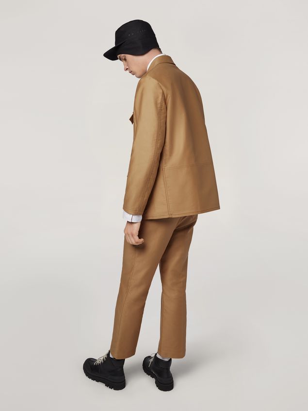 Jacke Marni Jacke im Militärstil aus festem Baumwollsatin Herren
