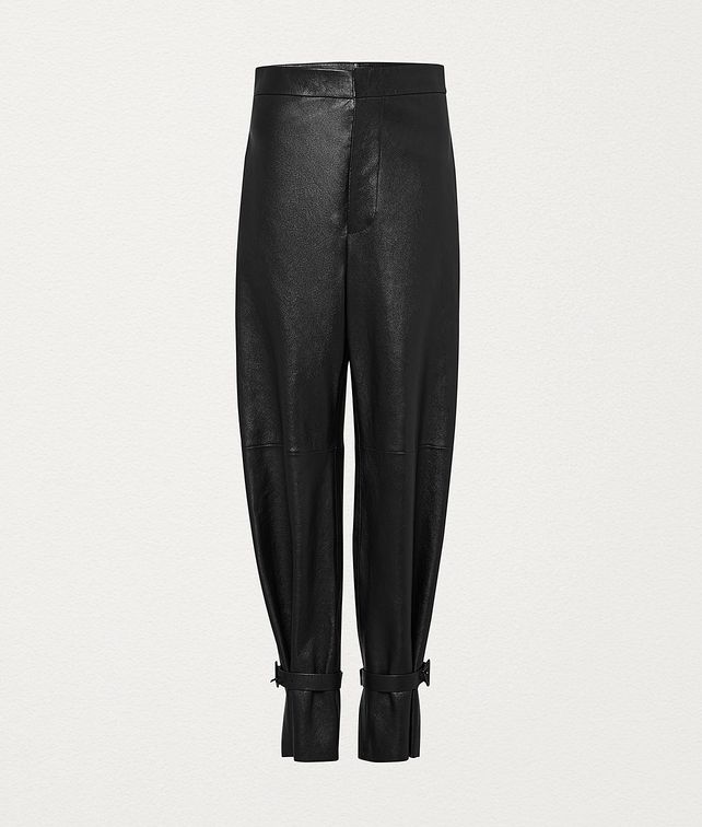 BOTTEGA VENETA TROUSERS IN VINTAGE LAMB Trousers and Shorts Woman fp