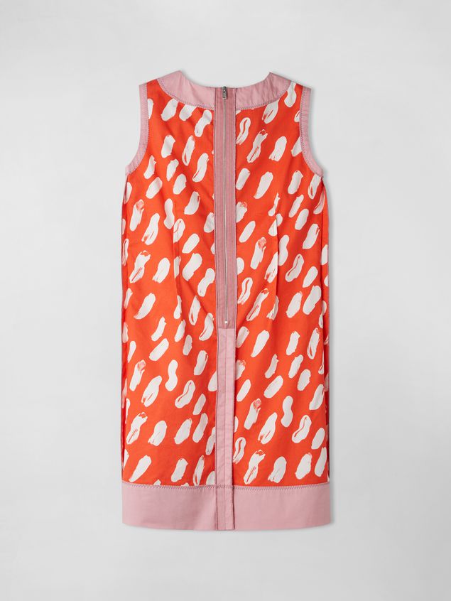 Sleeveless Dress Marni COTTON GABARDIN DRESS GEA PRINT Woman