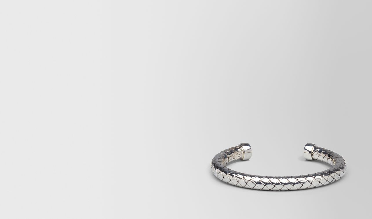 bracelet in intrecciato silver landing