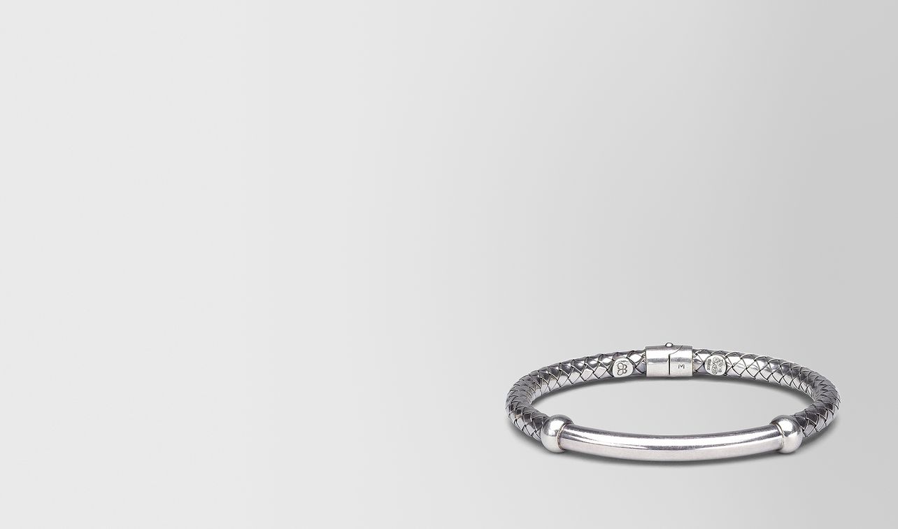 bracelet in intrecciato silver landing