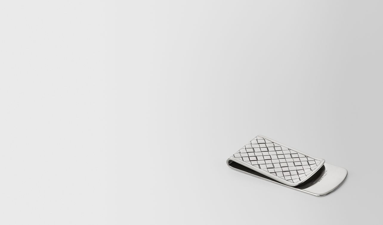 money clip intrecciato sterling silver landing