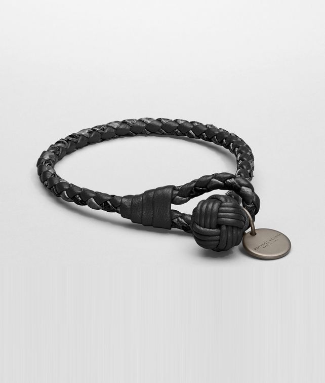 Bottega Veneta Nero Intrecciato Ayers Na Bracelet Bottega Veneta Nero Intrecciato Ayers Na Bracelet Keyring Or Bracelets E Fp