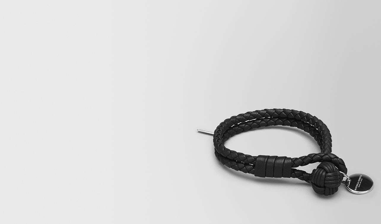 nero intrecciato nappa bracelet landing