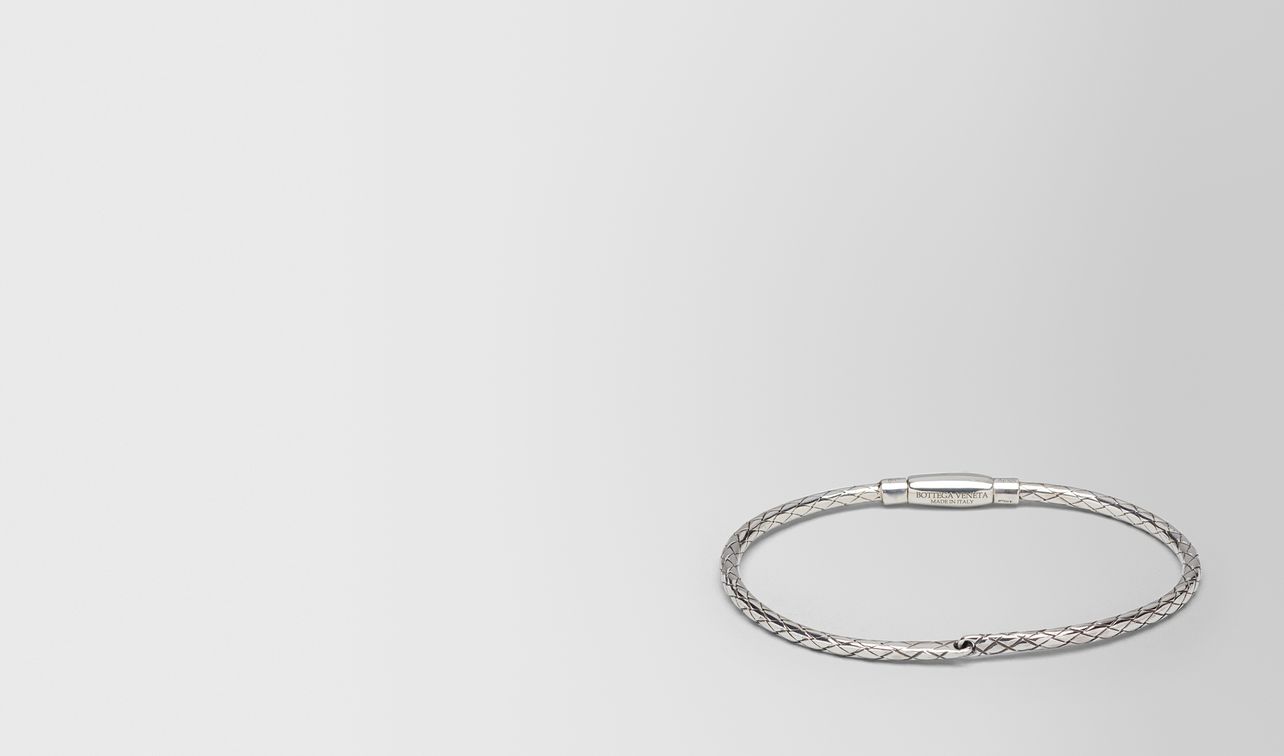 bracelet in intrecciato silver landing