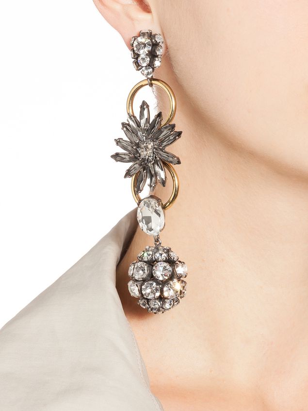 Runway Metal Clip On Earrings ‎ from the Marni ‎Fall Winter 2018