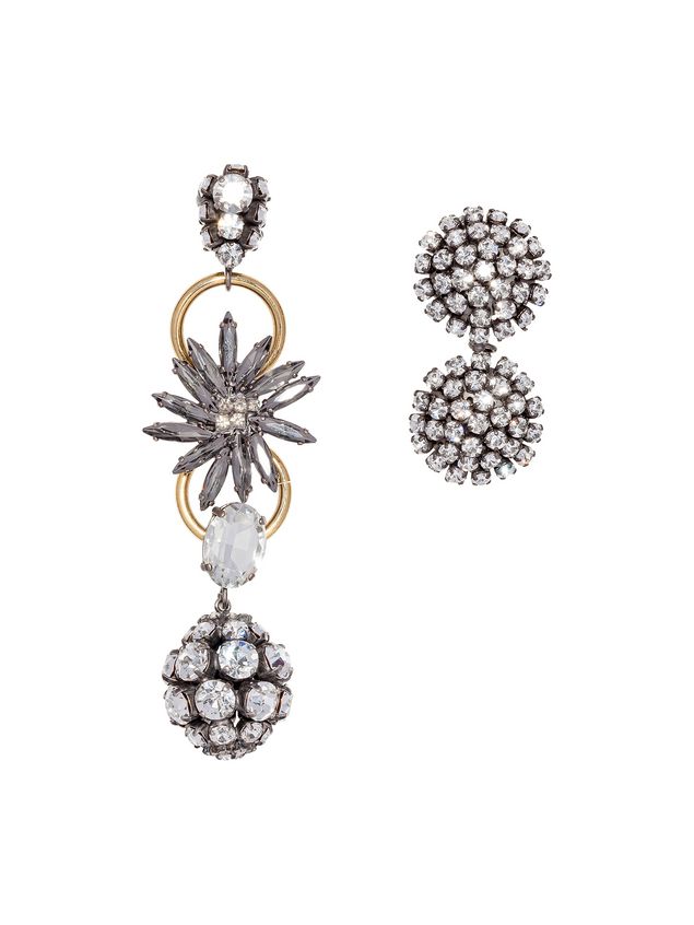 Runway Metal Clip On Earrings ‎ from the Marni ‎Fall Winter 2018