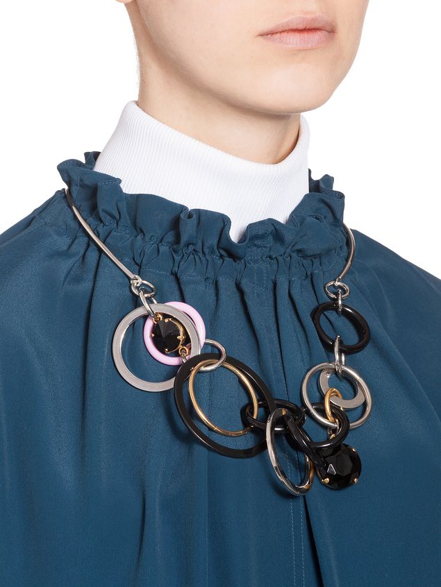 Fixed Necklace In Brass ‎ from the Marni ‎Fall Winter 2018 ‎ collection