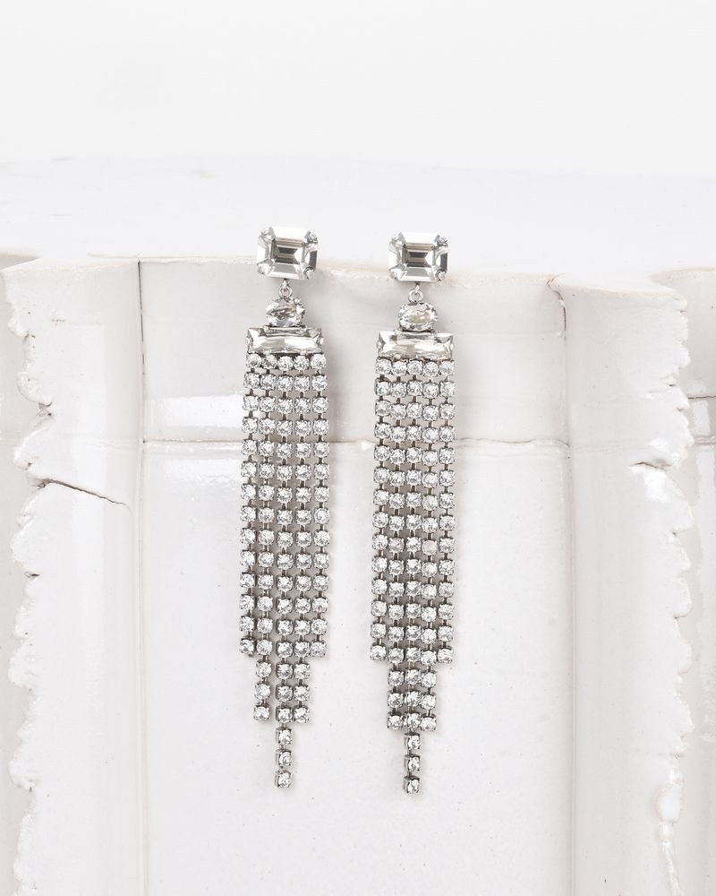 Isabel Marant Earrings Women Official Online Holly Earrings Adorned With Crystals Isabel Marant
