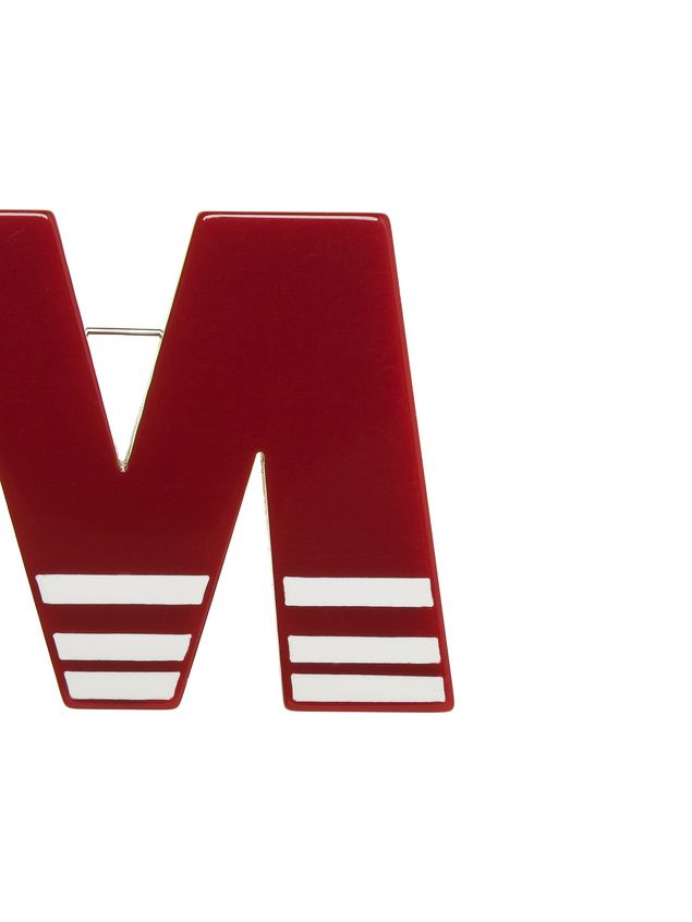 marni logo brooch in resin woman - 3
