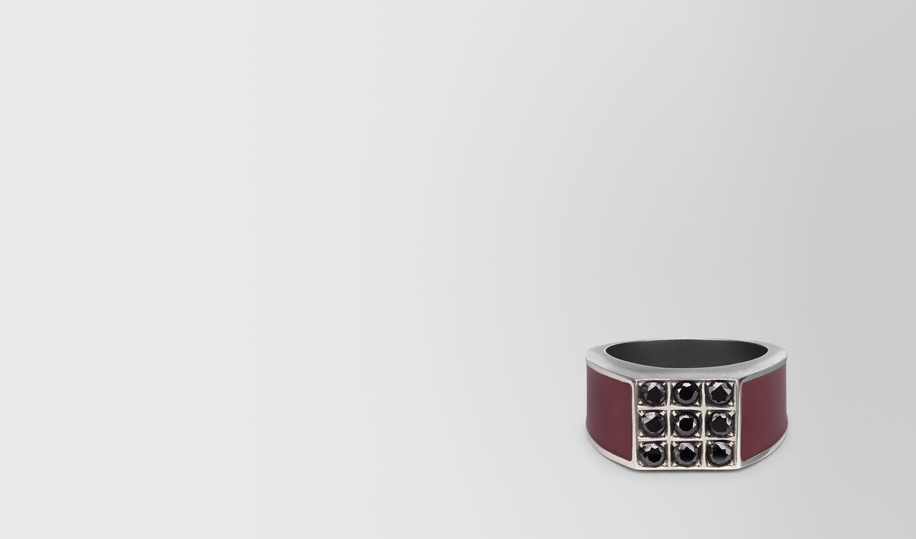 barolo enamelled silver ring landing