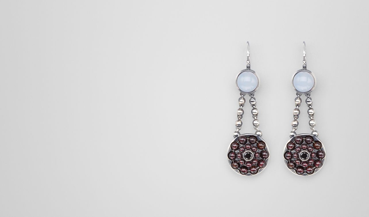 multistone earring landing