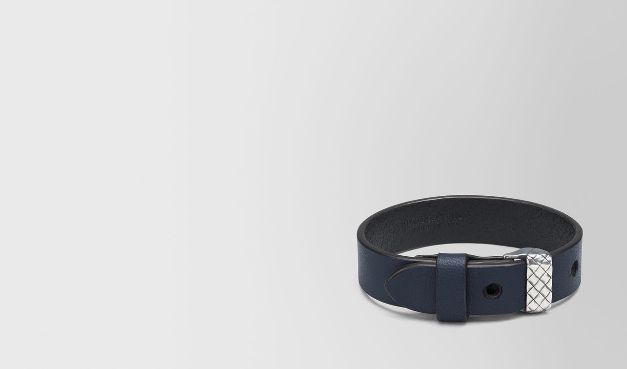 denim nappa and silver and cuir bracelet landing