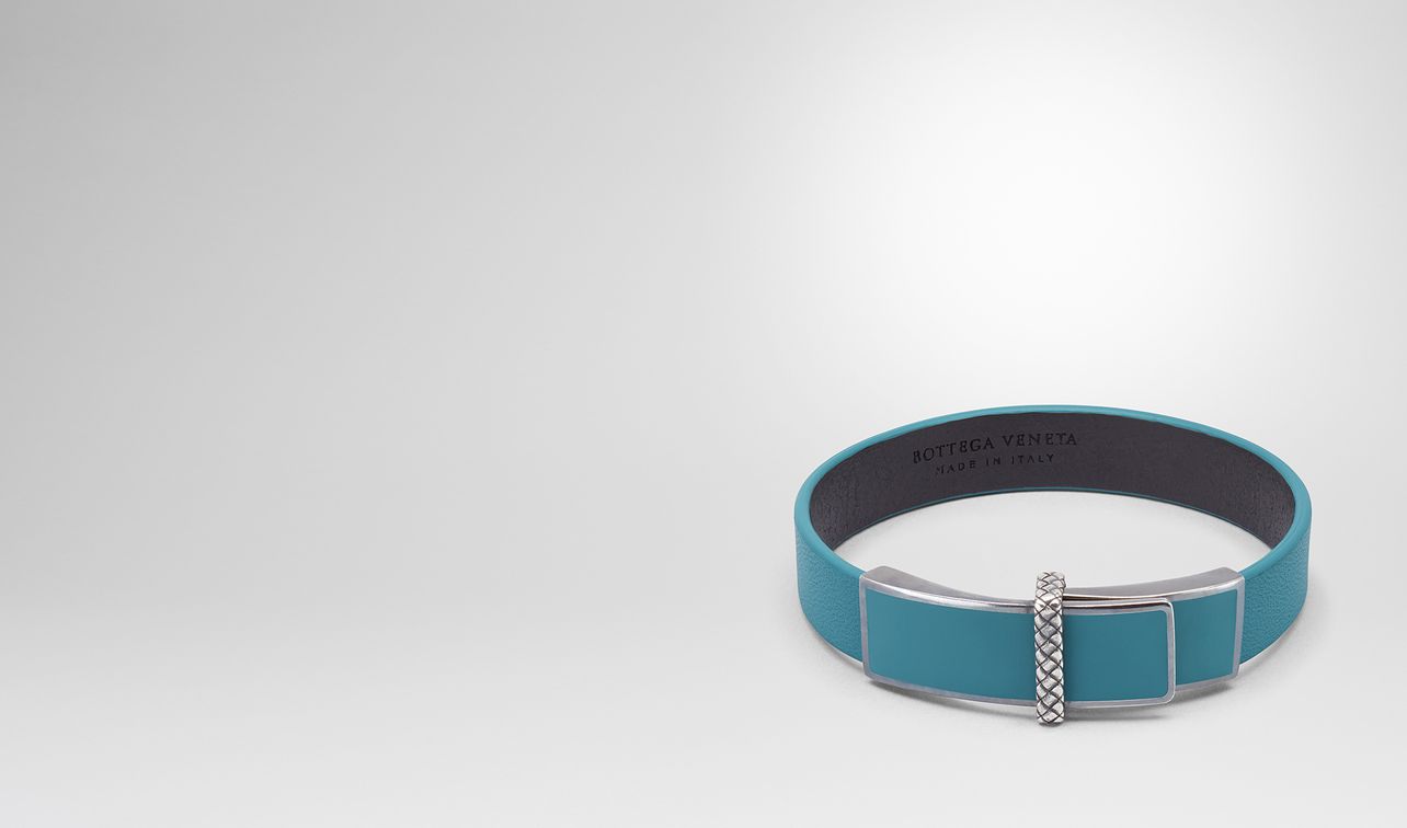 aqua nappa enamel bracelet landing